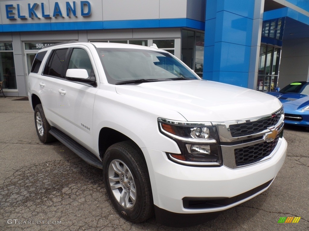 2017 Tahoe LS 4WD - Summit White / Jet Black photo #3
