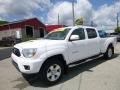 2014 Super White Toyota Tacoma V6 SR5 Double Cab 4x4  photo #1