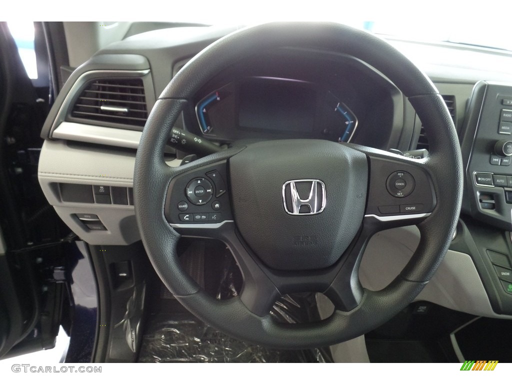 2018 Honda Odyssey LX Gray Steering Wheel Photo #121304561
