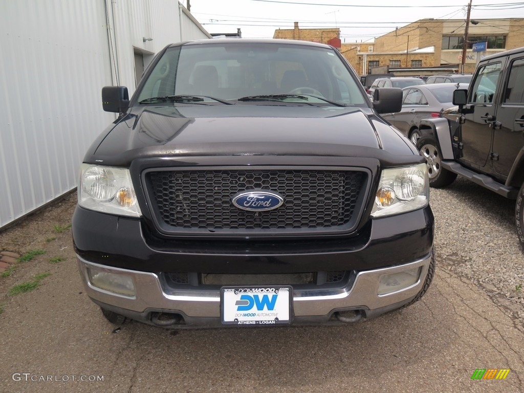 2004 F150 XLT SuperCab 4x4 - Black / Medium Graphite photo #4