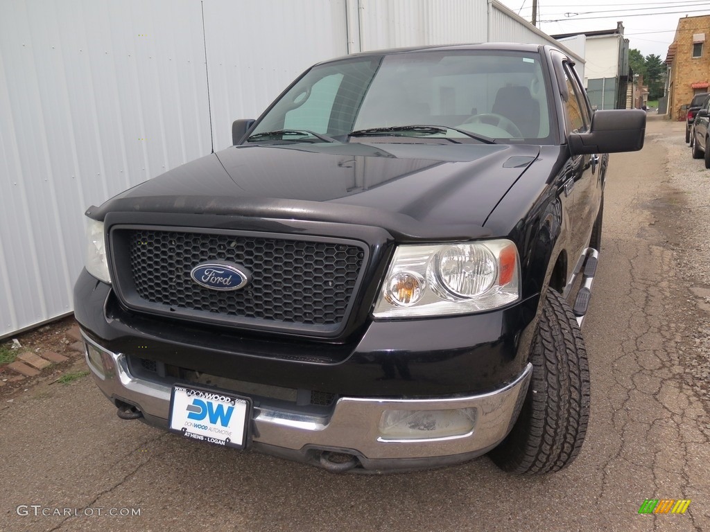 2004 F150 XLT SuperCab 4x4 - Black / Medium Graphite photo #5