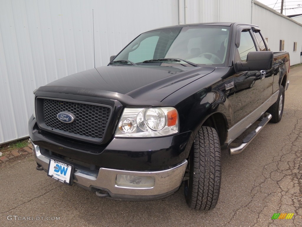 2004 F150 XLT SuperCab 4x4 - Black / Medium Graphite photo #6