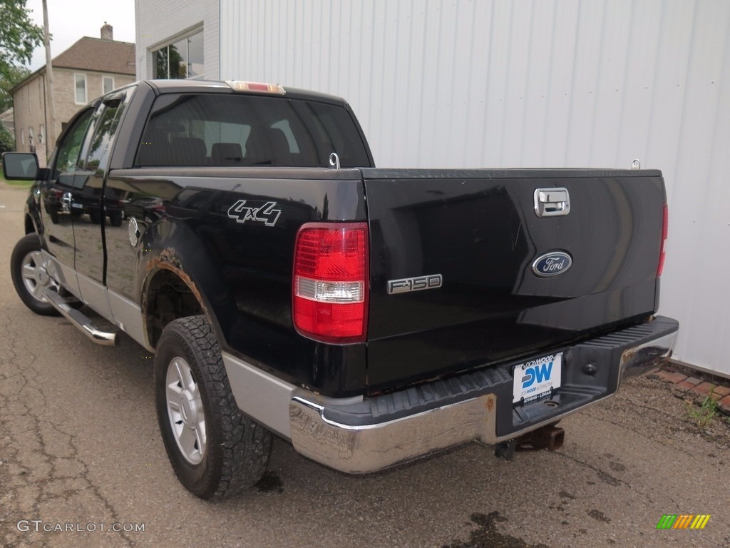 2004 F150 XLT SuperCab 4x4 - Black / Medium Graphite photo #7
