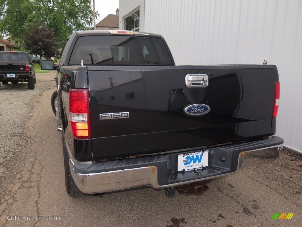 2004 F150 XLT SuperCab 4x4 - Black / Medium Graphite photo #8