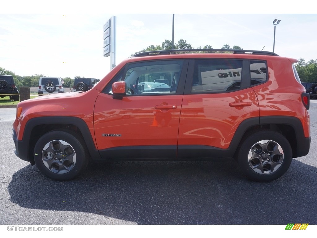 2017 Renegade Latitude - Omaha Orange / Bark Brown/Ski Grey photo #4