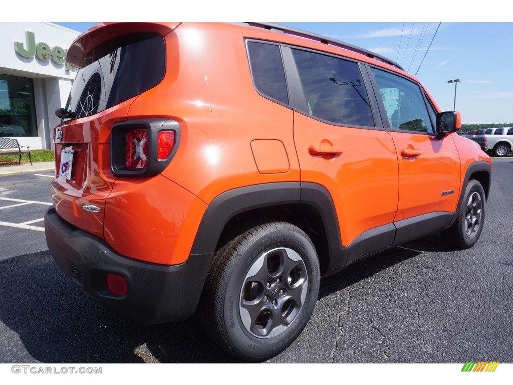2017 Renegade Latitude - Omaha Orange / Bark Brown/Ski Grey photo #7