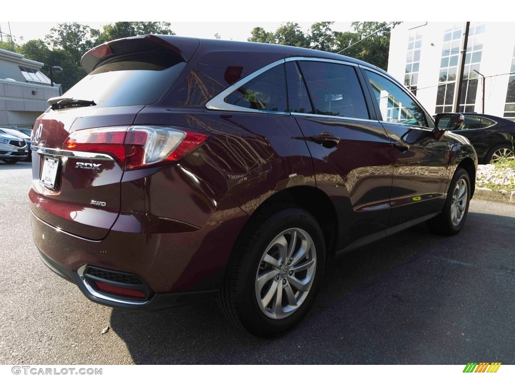 2017 RDX AWD - Basque Red Pearl II / Parchment photo #4