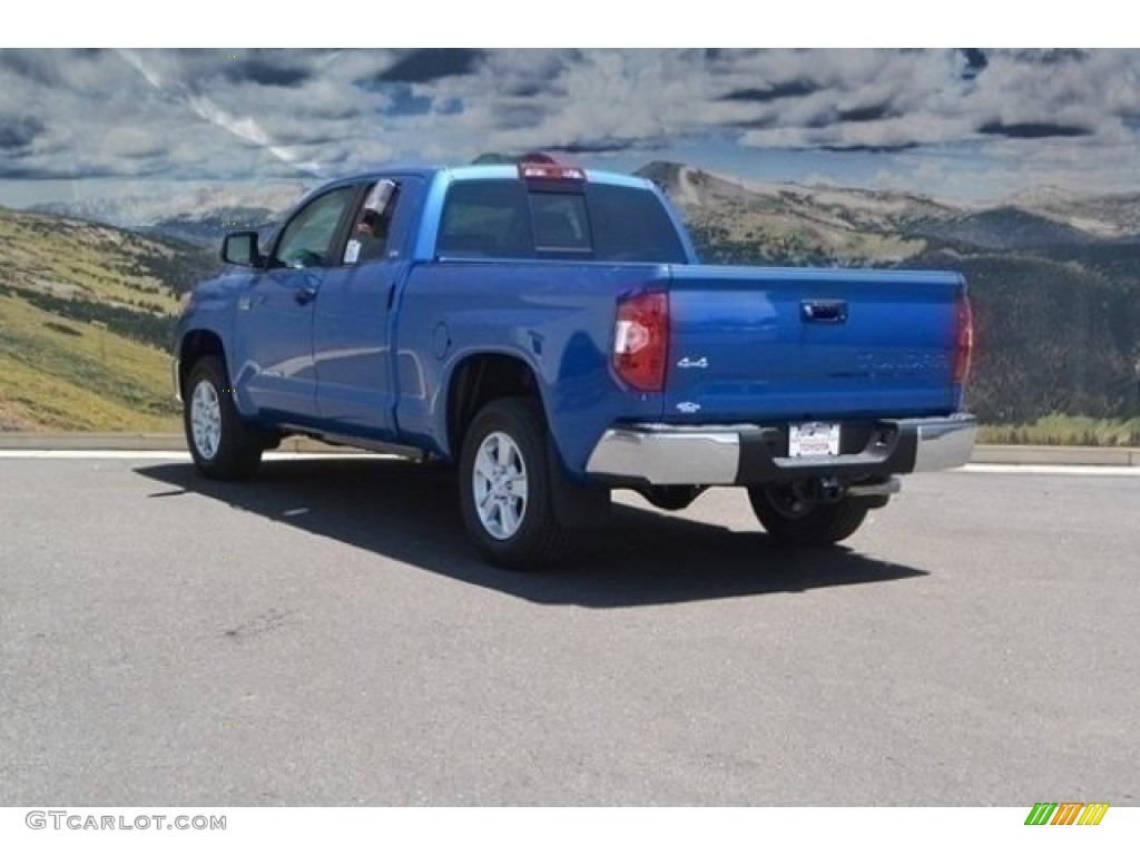 2017 Tundra SR5 Double Cab 4x4 - Blazing Blue Pearl / Black photo #3