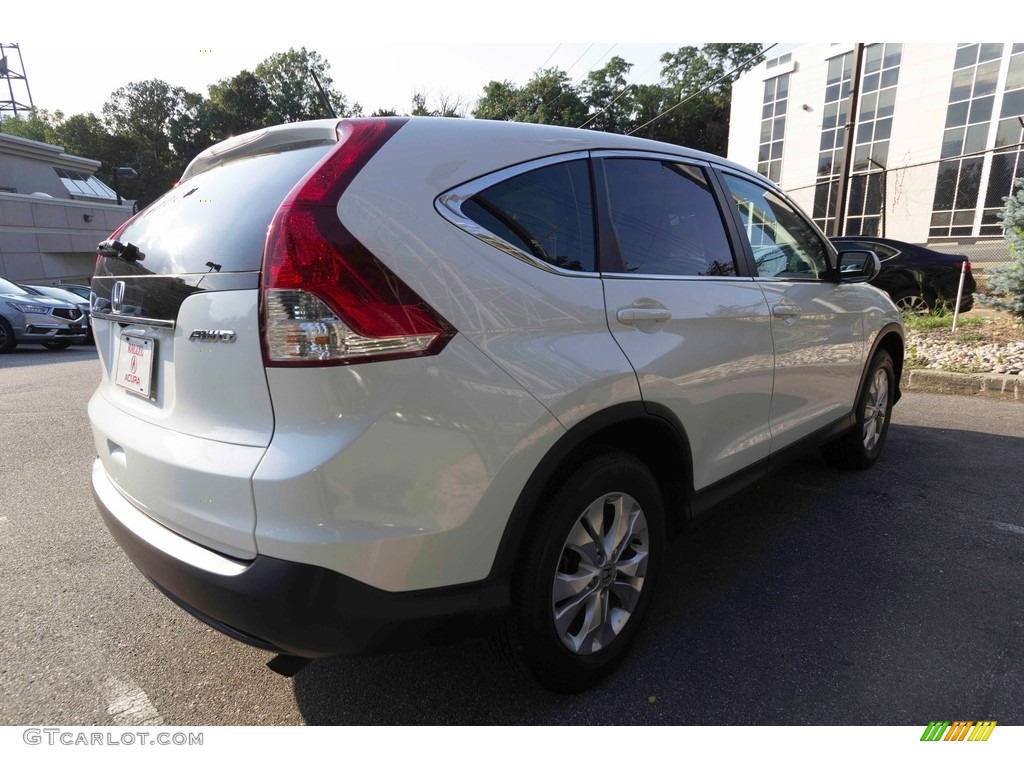 2014 CR-V EX AWD - White Diamond Pearl / Black photo #4