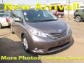 2015 Predawn Gray Mica Toyota Sienna XLE  photo #1