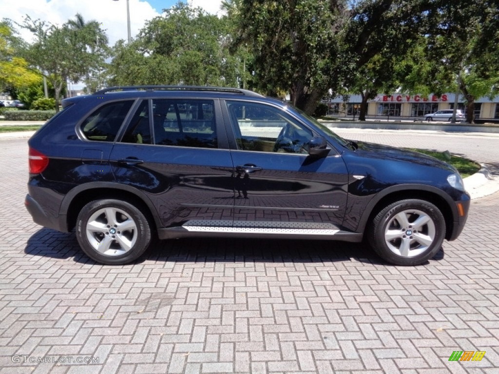 2010 X5 xDrive35d - Monaco Blue Metallic / Sand Beige photo #3