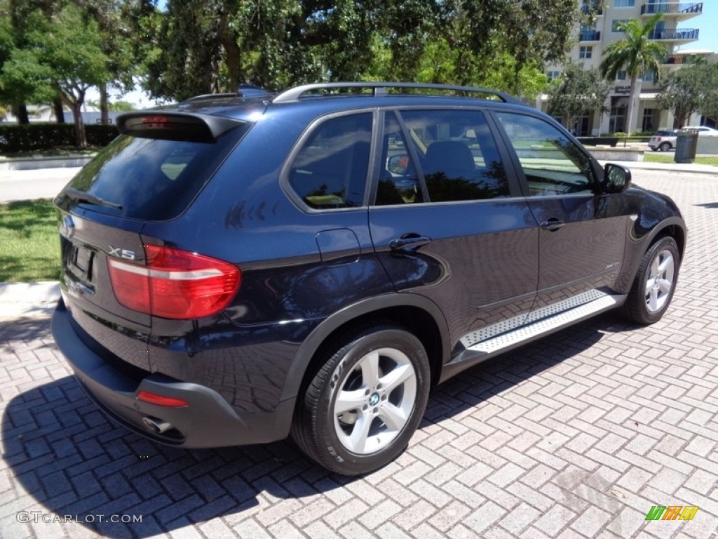 2010 X5 xDrive35d - Monaco Blue Metallic / Sand Beige photo #5