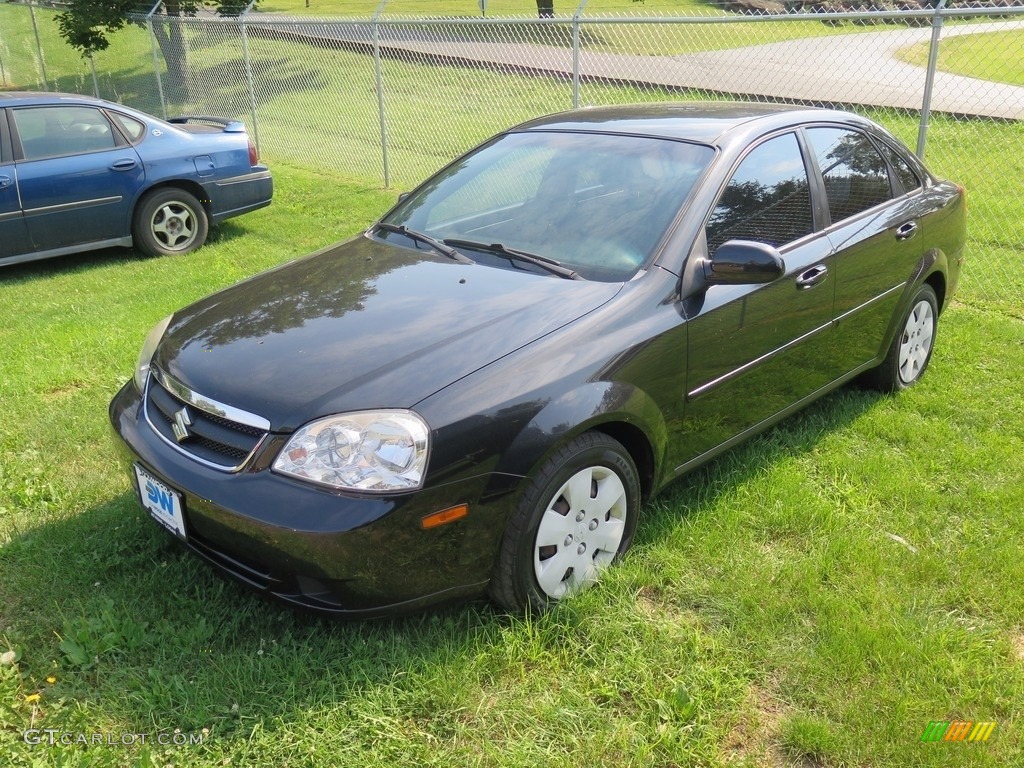 2008 Forenza  - Fantasy Black Metallic / Grey photo #3