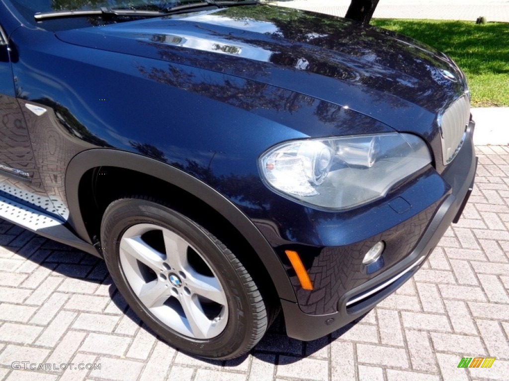 2010 X5 xDrive35d - Monaco Blue Metallic / Sand Beige photo #31