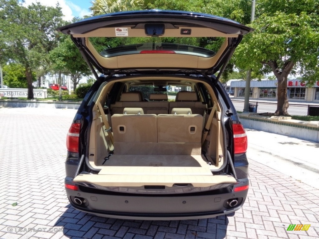 2010 X5 xDrive35d - Monaco Blue Metallic / Sand Beige photo #42