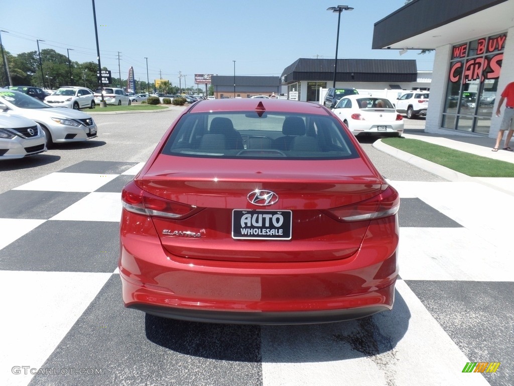 2017 Elantra Value Edition - Red / Beige photo #4