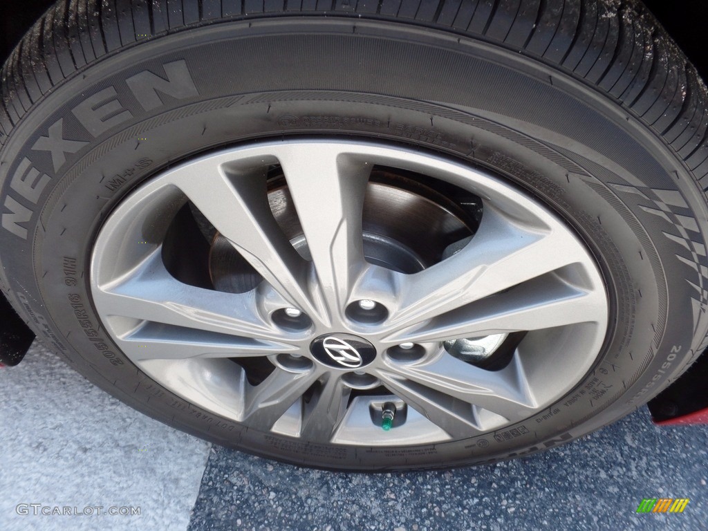 2017 Elantra Value Edition - Red / Beige photo #7