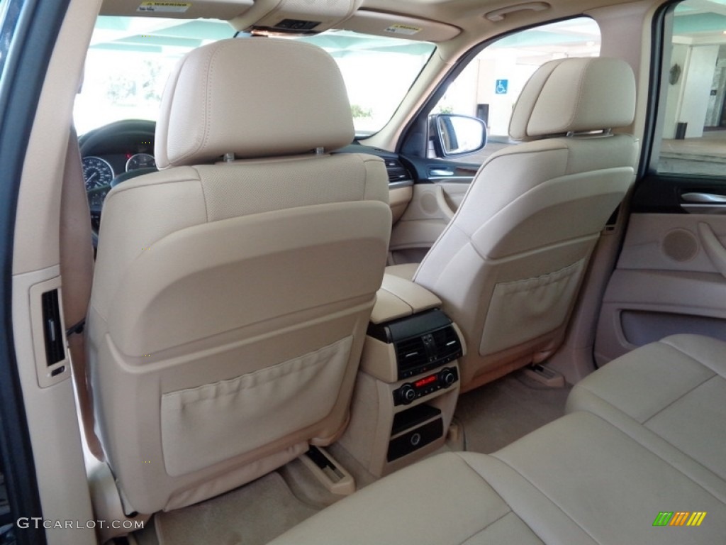 2010 X5 xDrive35d - Monaco Blue Metallic / Sand Beige photo #63