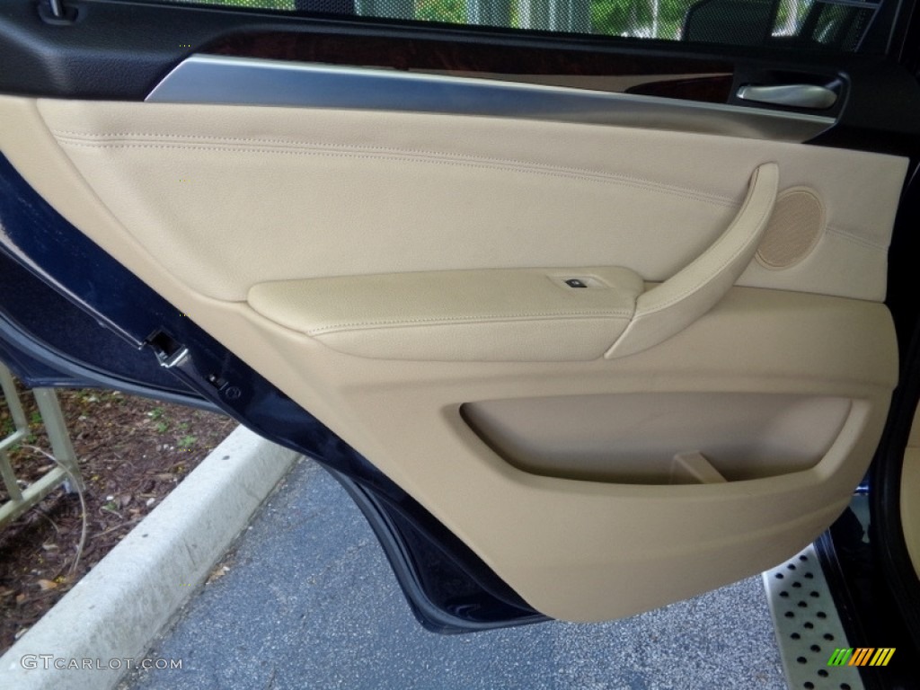 2010 X5 xDrive35d - Monaco Blue Metallic / Sand Beige photo #65