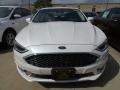 2017 White Platinum Ford Fusion Titanium AWD  photo #2