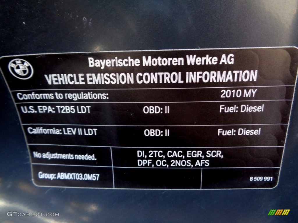 2010 X5 xDrive35d - Monaco Blue Metallic / Sand Beige photo #91