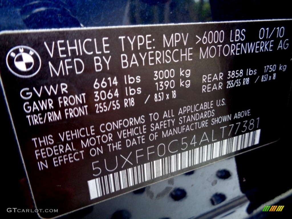 2010 X5 xDrive35d - Monaco Blue Metallic / Sand Beige photo #92