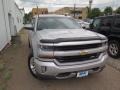 2016 Silver Ice Metallic Chevrolet Silverado 1500 LT Crew Cab 4x4  photo #3