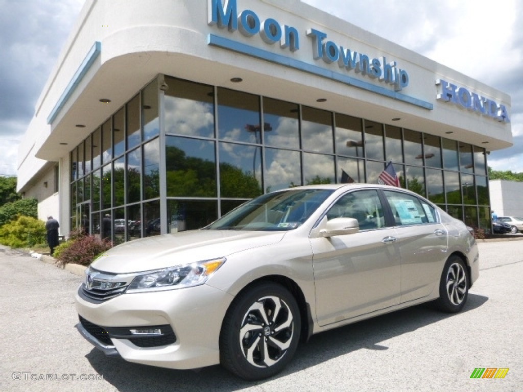 2017 Accord EX-L Sedan - Champagne Frost Pearl / Ivory photo #1