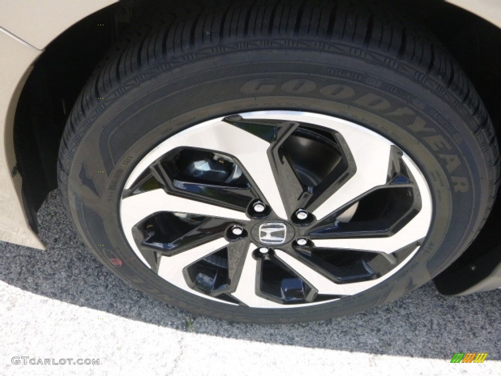 2017 Accord EX-L Sedan - Champagne Frost Pearl / Ivory photo #7