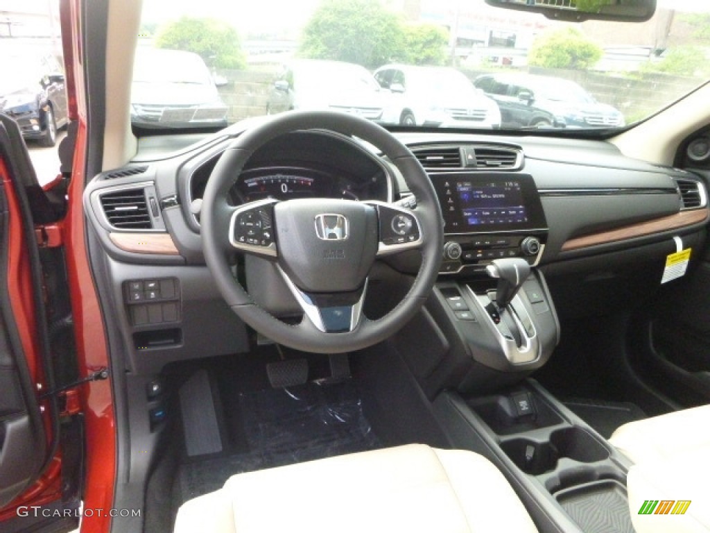 2017 CR-V EX-L AWD - Molten Lava Pearl / Ivory photo #10