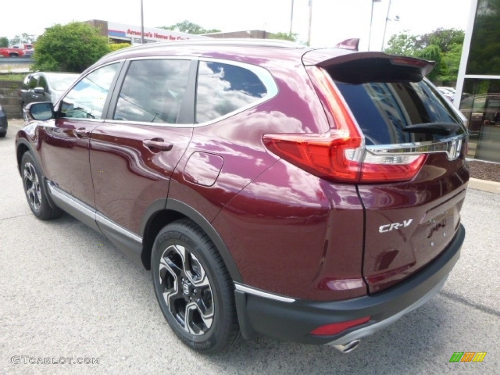 2017 CR-V Touring AWD - Basque Red Pearl II / Gray photo #2