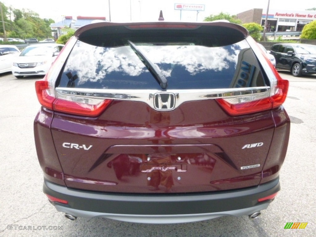 2017 CR-V Touring AWD - Basque Red Pearl II / Gray photo #3
