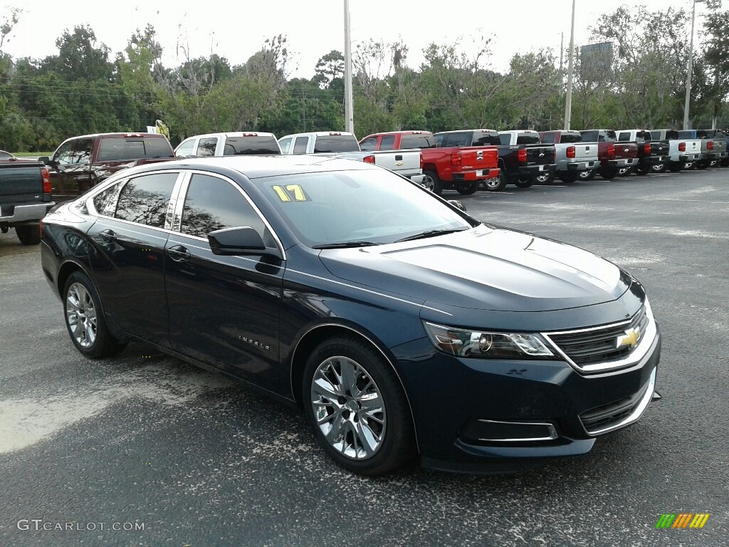 Blue Velvet Metallic 2017 Chevrolet Impala LS Exterior Photo #121317666