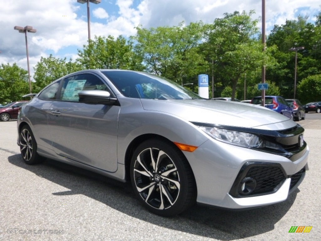 Lunar Silver Metallic 2017 Honda Civic Si Coupe Exterior Photo #121318109