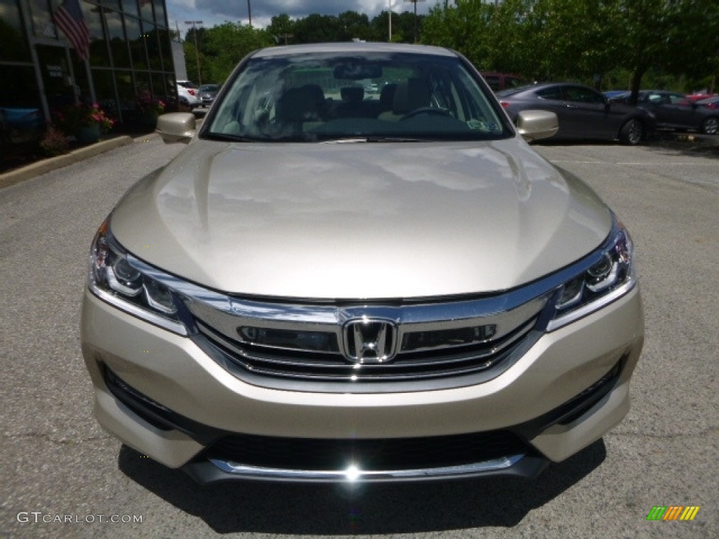 2017 Accord EX-L V6 Sedan - Champagne Frost Pearl / Ivory photo #6