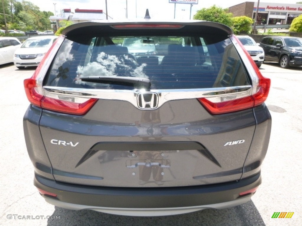 2017 CR-V LX AWD - Modern Steel Metallic / Gray photo #3