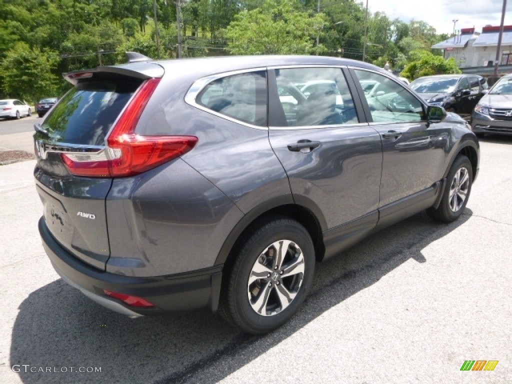 2017 CR-V LX AWD - Modern Steel Metallic / Gray photo #4