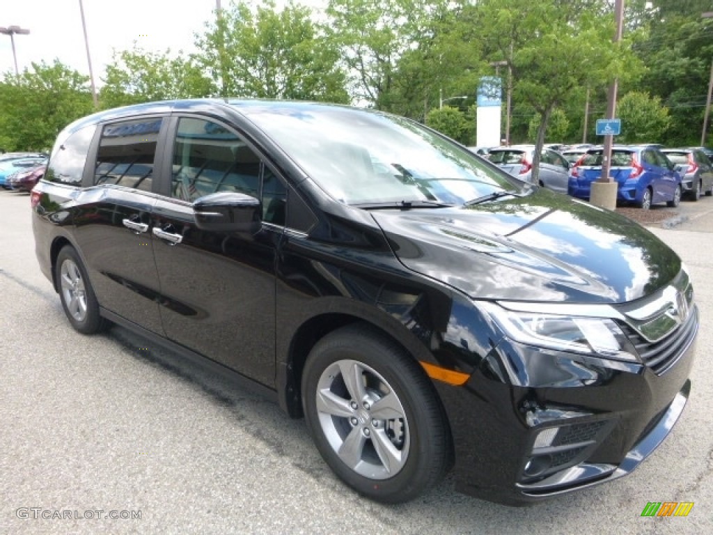 Crystal Black Pearl 2018 Honda Odyssey EX-L Exterior Photo #121320551