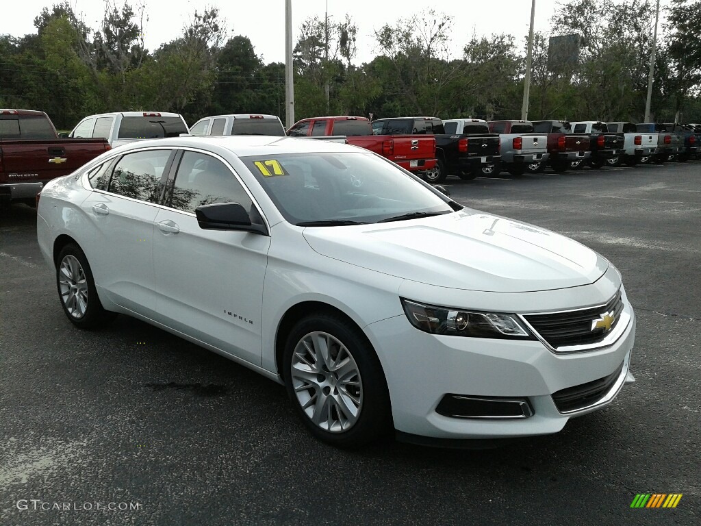 Summit White 2017 Chevrolet Impala LS Exterior Photo #121321523