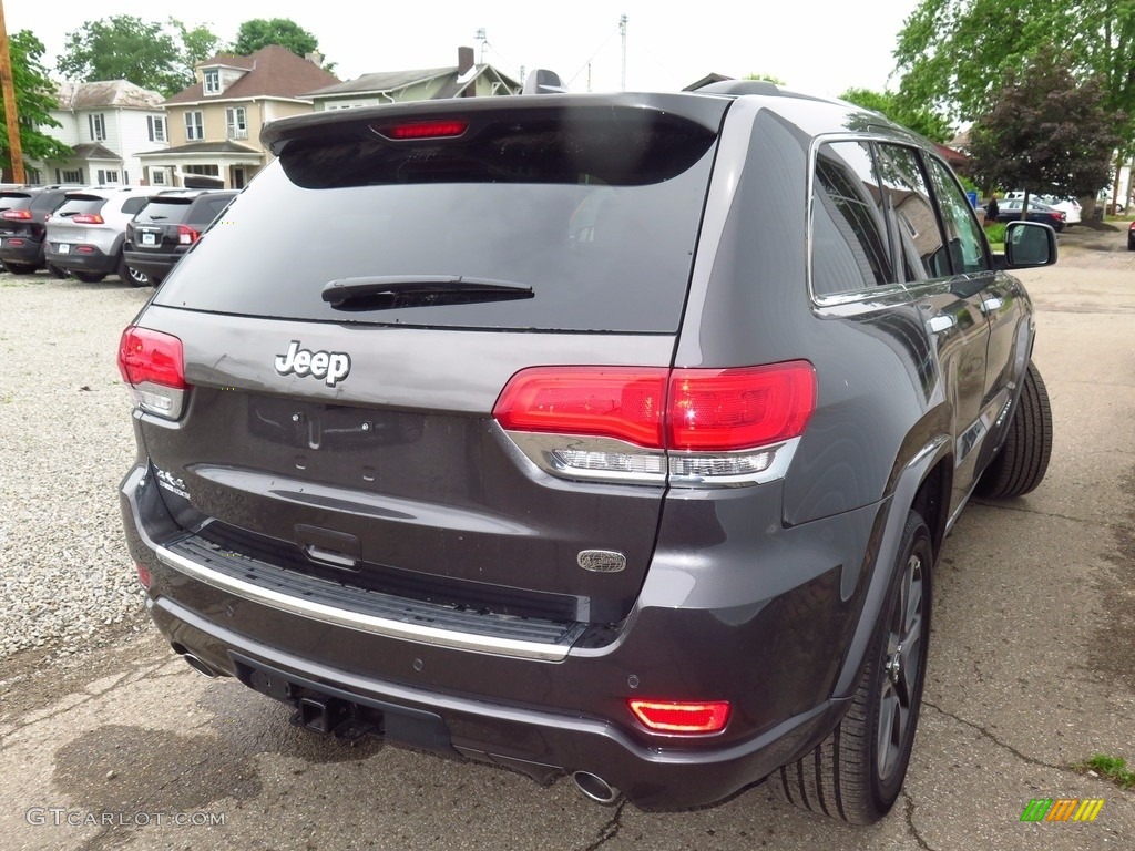 2017 Grand Cherokee Overland 4x4 - Granite Crystal Metallic / Black photo #7