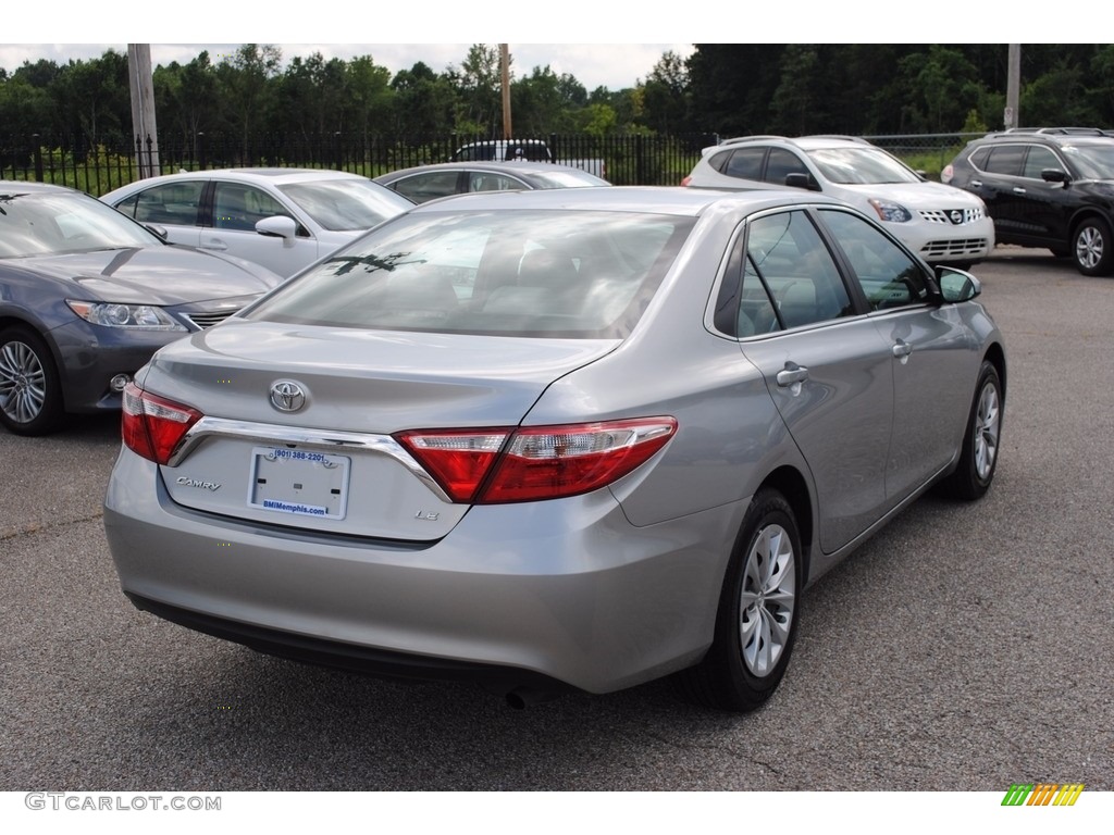 2015 Camry LE - Celestial Silver Metallic / Ash photo #5