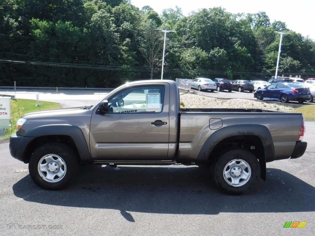 2011 Tacoma Regular Cab 4x4 - Pyrite Mica / Graphite Gray photo #6