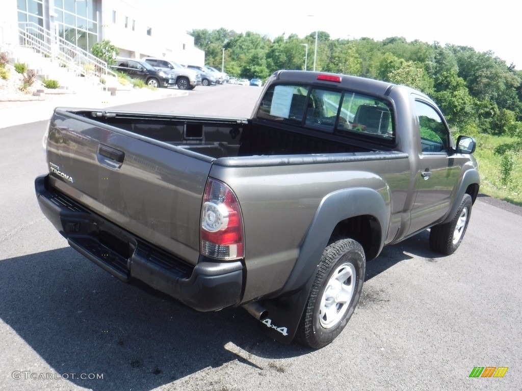 2011 Tacoma Regular Cab 4x4 - Pyrite Mica / Graphite Gray photo #9