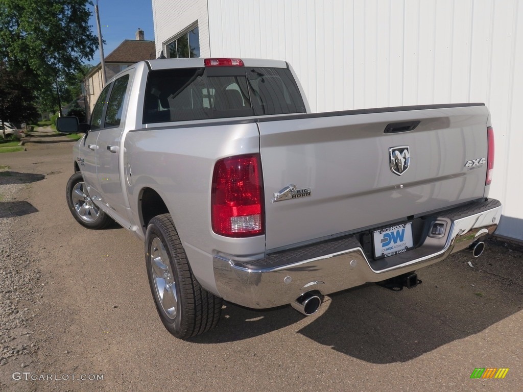 2017 1500 Big Horn Crew Cab 4x4 - Bright Silver Metallic / Black/Diesel Gray photo #5