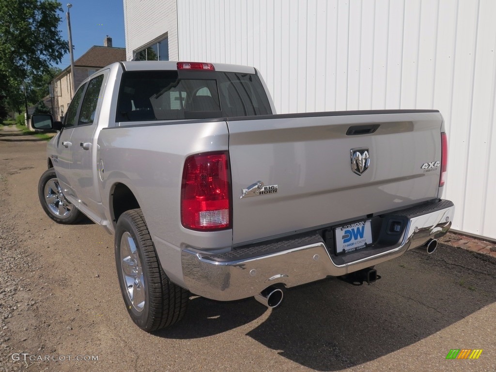 2017 1500 Big Horn Crew Cab 4x4 - Bright Silver Metallic / Black/Diesel Gray photo #5