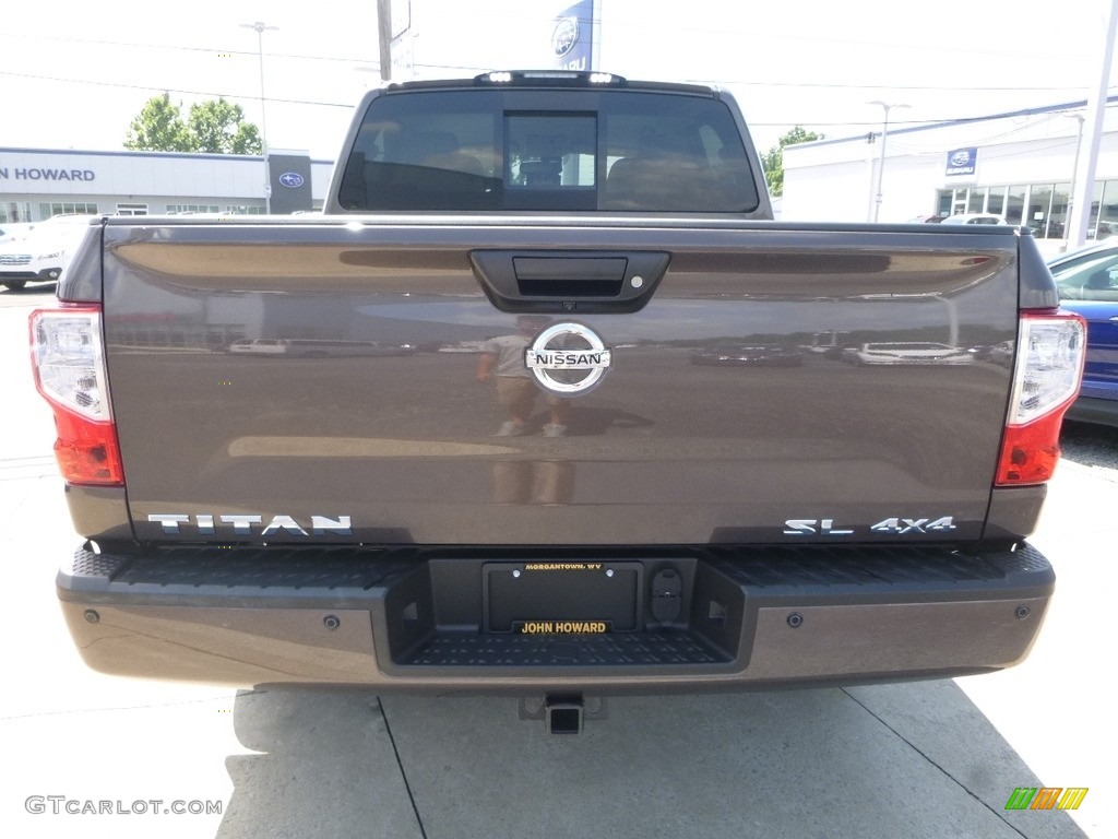 2017 Titan SL Crew Cab 4x4 - Java Metallic / Beige photo #5