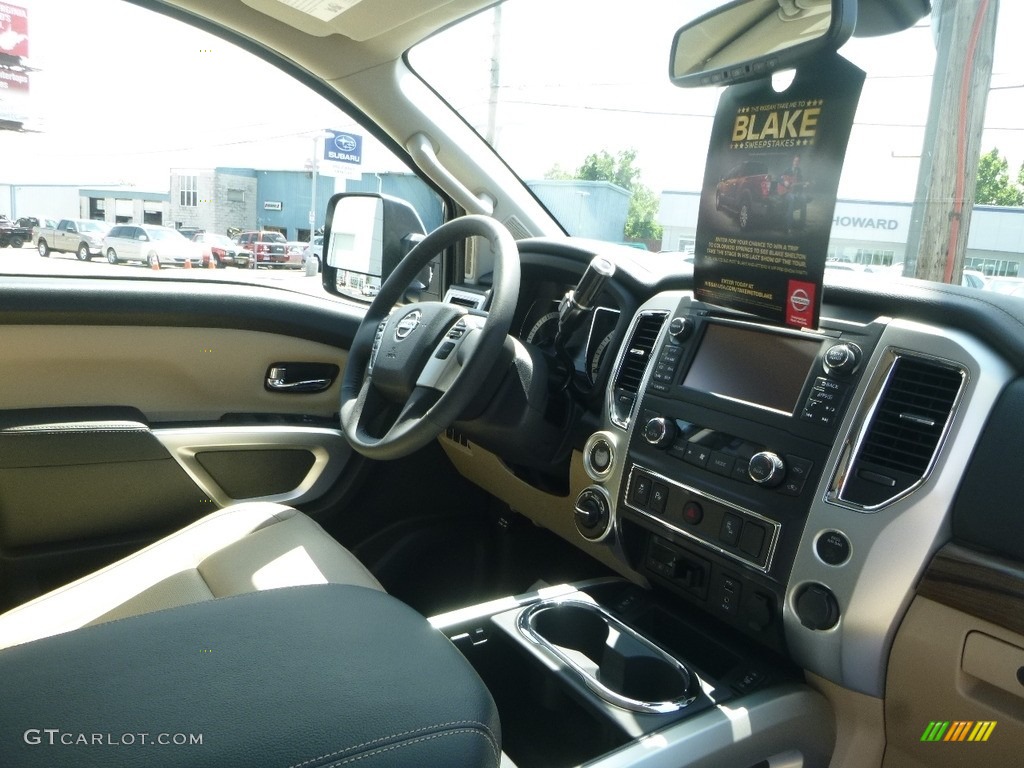 2017 Titan SL Crew Cab 4x4 - Java Metallic / Beige photo #12