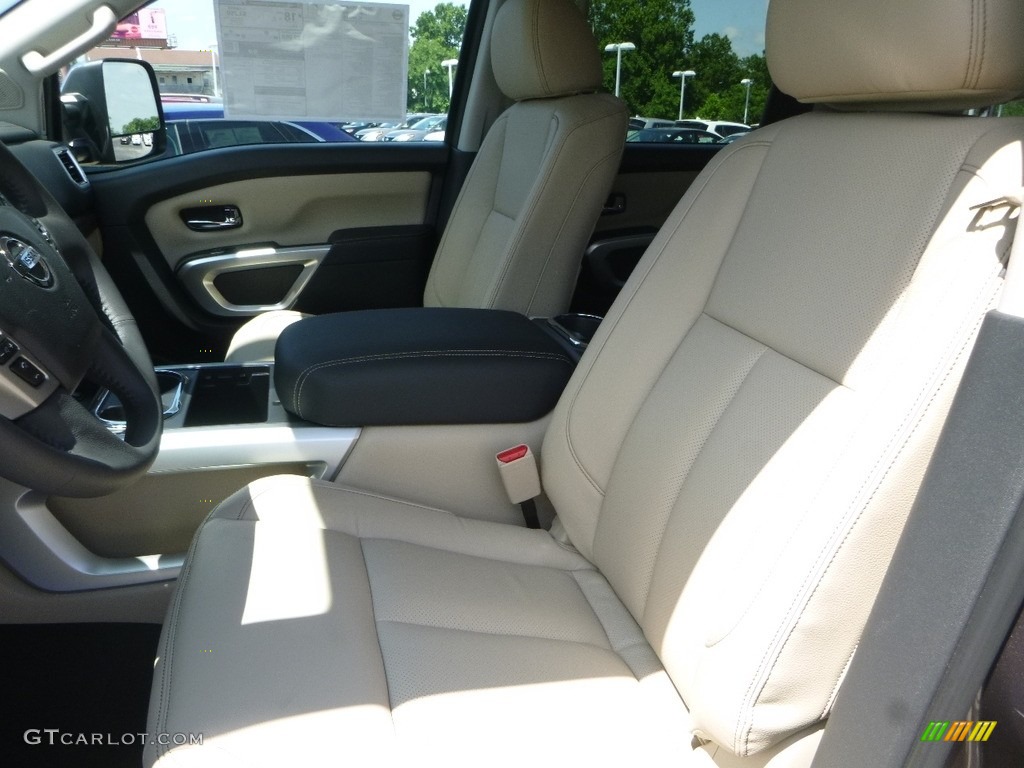 2017 Titan SL Crew Cab 4x4 - Java Metallic / Beige photo #15