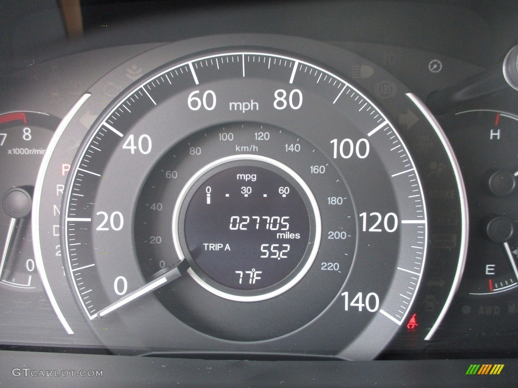 2014 CR-V EX AWD - Basque Red Pearl II / Gray photo #20