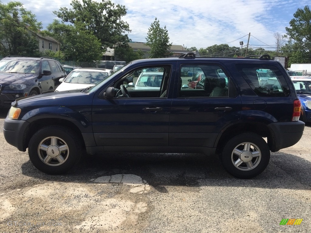 2004 Escape XLS V6 4WD - True Blue Metallic / Medium/Dark Flint photo #6